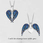 Angel Wings Necklace Ladies Fashion Heart Shaped Zircon Pendant 4be34910 b788 4372 af0d 4b080d9ca8c4