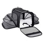 Carrier For Cat Pet Airline Approved Expandable Foldable Soft Dog Carrier Opened Doors Reflective Tapes Cat Travel Bag 4c10b5