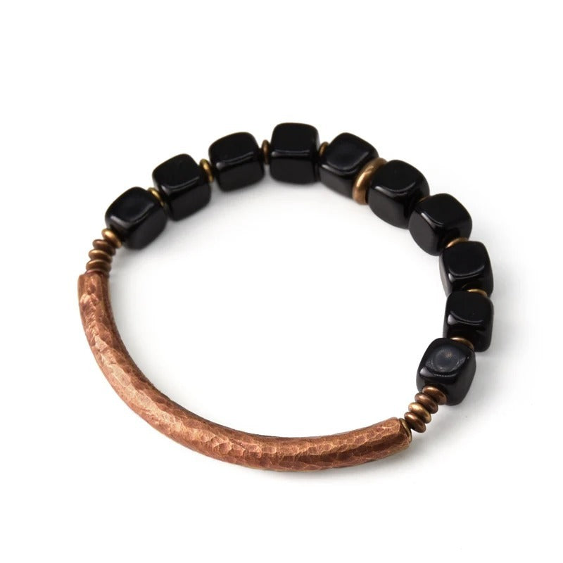 Women's Fashion Cube Obsidian Bracelet 4c17cf9a 11ef 4732 8215 f320d84caf15