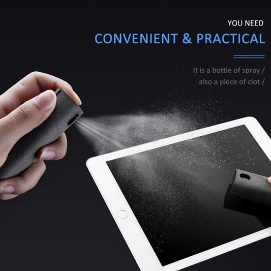 2 In 1 Phone Computer Screen Cleaner Kit For Screen Dust Removal Microfiber Cloth Set - 图片 1