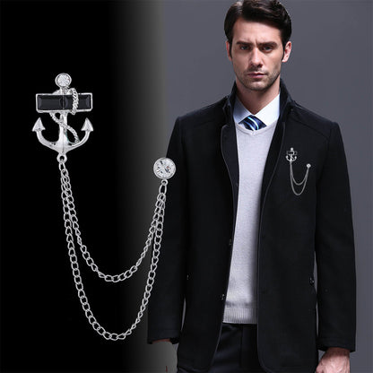 Personalized Navy Anchor Badge With Diamond Chain 4c1e0d0c fb4d 4bdc bc4a 4e87f42a0bc1