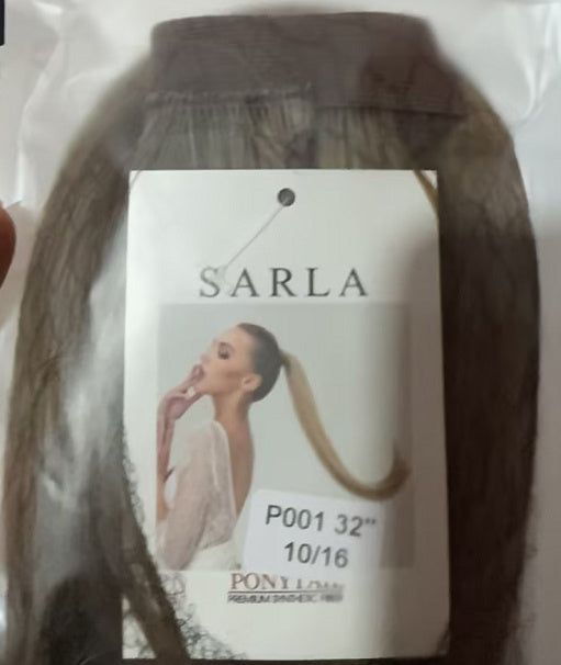 Long Straight Hair Ponytail High Temperature Matte Silk Velcro Winding Wig 4c294640 fdc1 491e a078 841a1851e495