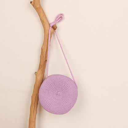 Solid Color Straw Phone Bag For Women 4c377562 670f 48f2 8114 97eae6f61d20