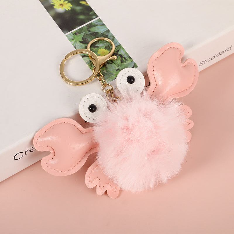 Cartoon Cute Crab Keychain Pendant 4c379dc3 cedf 48c6 8505 f40461217fb0
