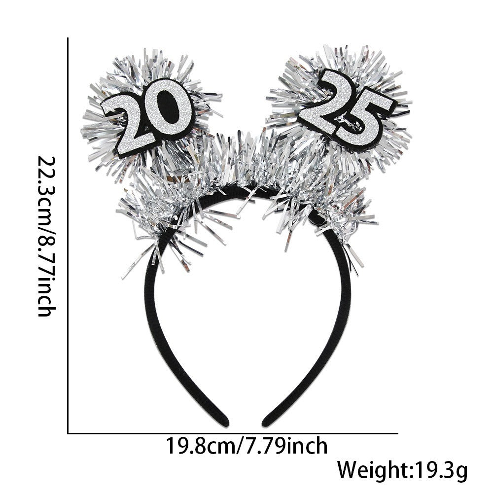 Happy New Year Headband 2025 Party Headband 4c50604c 1f39 4ab8 a0ee 9c73ef1060eb
