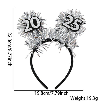 Happy New Year Headband 2025 Party Headband 4c50604c 1f39 4ab8 a0ee 9c73ef1060eb