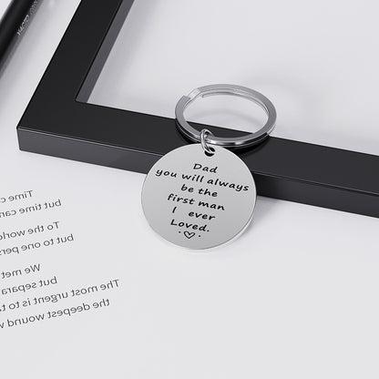 Creative Thanksgiving Father Stainless Steel Lettering Keychain 4c5381f9 a9a1 440f af6b 8f739f9dddcb