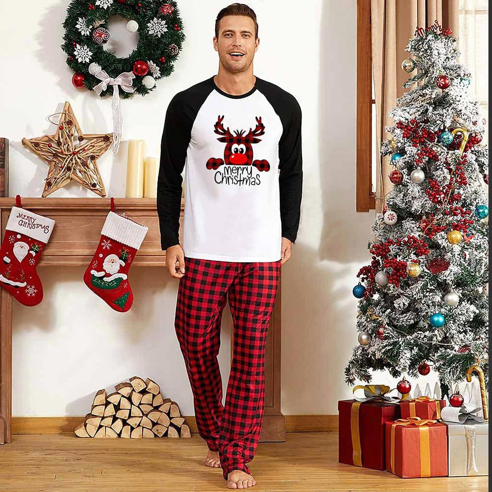 Family Christmas Pajamas Matching Sets Christmas Sleepwear Parent-Child Pjs Outfit For Christmas Holiday Xmas Party 4c7718ff 