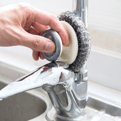 Stainless Steel Wool Scrubber, Scrubbing Scouring Pad, Steel Wool Scrubber For Kitchens, Bathroom And Kitchen Pots, Pans, Sin