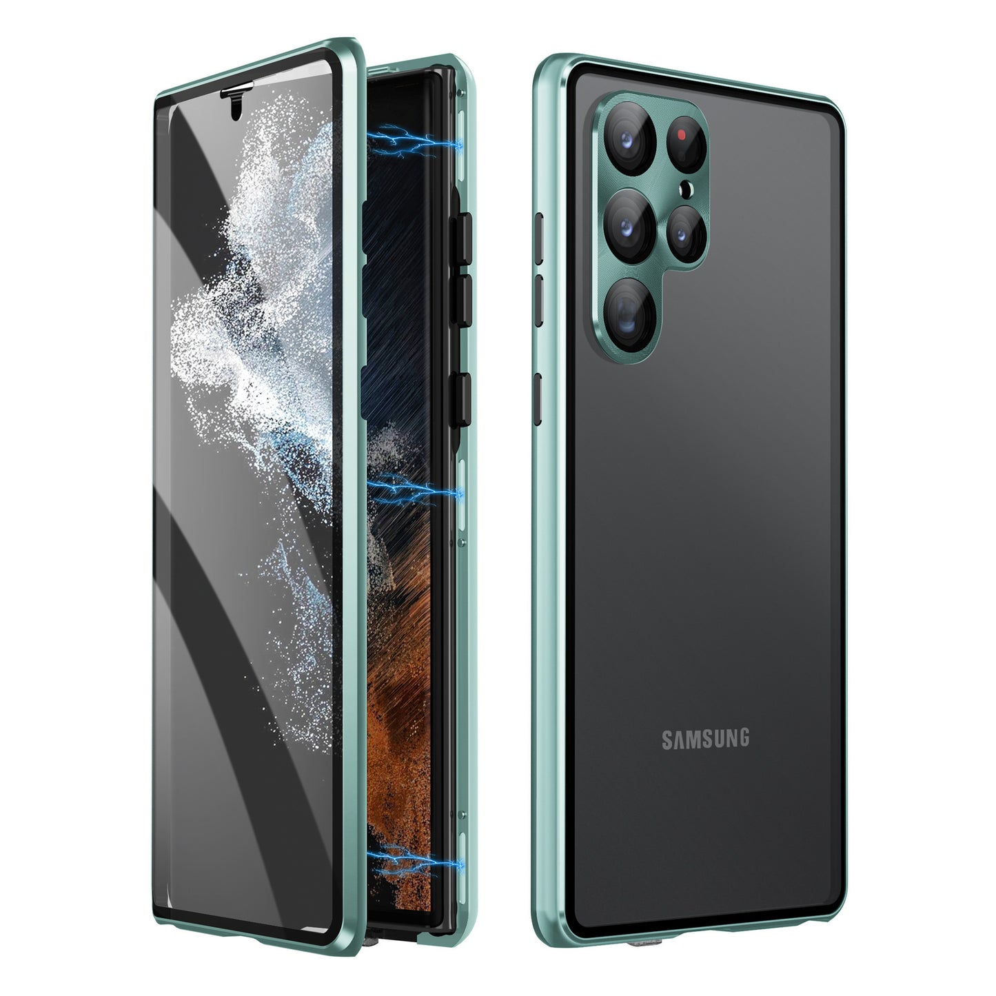 Applicable To S24Ultra Peep-proof Magnetic Mirror Universal Magnetic King Phone Case 4c83833c eb83 46fb b64e 6b0e5ada6181