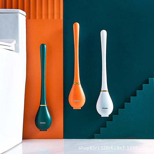 Household Brush Wall-mounted Long-handled Silicone Toilet Brush 4c8a77c9 b3c4 4f7d 82d9 8192de6bf74c