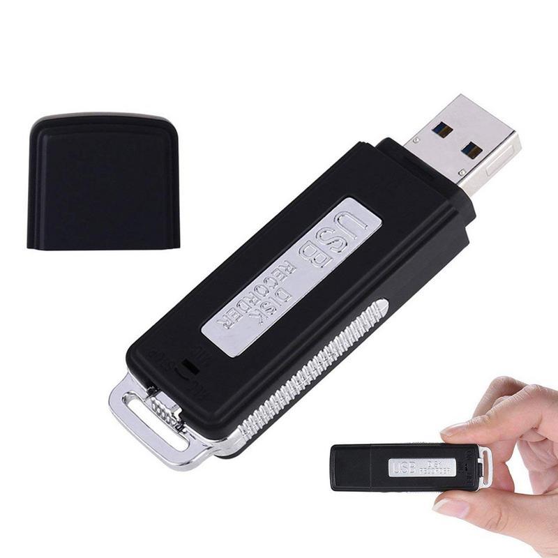 Portable USB Recorder 8GB Voice Recorder Mini Digital Voice Recording U Disk Audio Recorder With Mic Rechargeable 4c94ac0d 9a