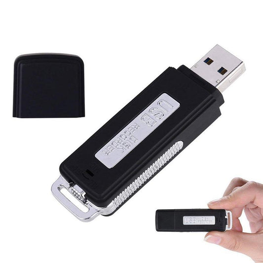 Portable USB Recorder 8GB Voice Recorder Mini Digital Voice Recording U Disk Audio Recorder With Mic Rechargeable 4c94ac0d 9a