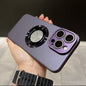 Metal Lens Frame Frosted Phone Case - 图片 6