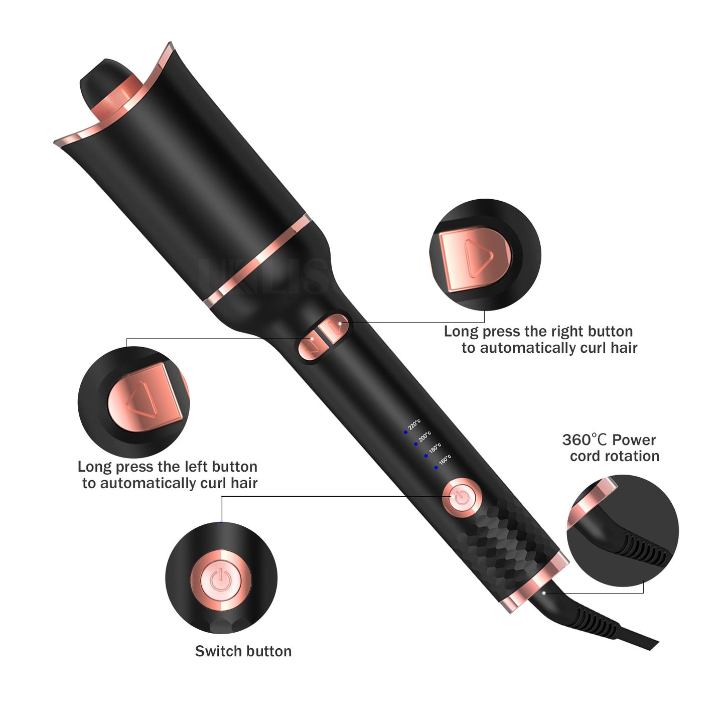 Automatic Hair Curler Negative Ion Rotating Lazy 4ca9c158 eaad 439c ac72 cf4afdfef034