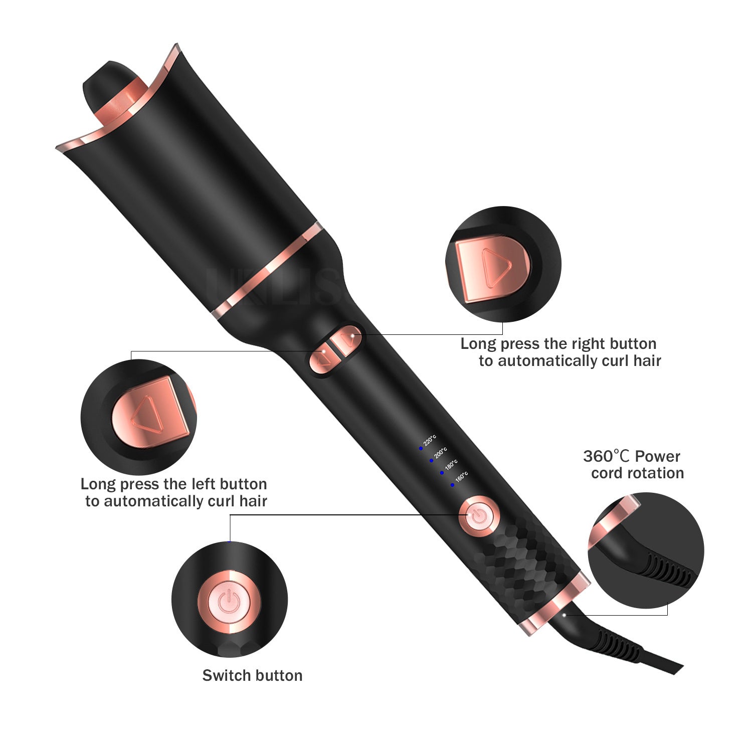 Automatic Hair Curler Negative Ion Rotating Lazy 4ca9c158 eaad 439c ac72 cf4afdfef034