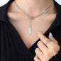 Square Strip Pendant Stainless Steel Necklace 4cad05ae 9f4c 4139 b89b f5fc651a4d47