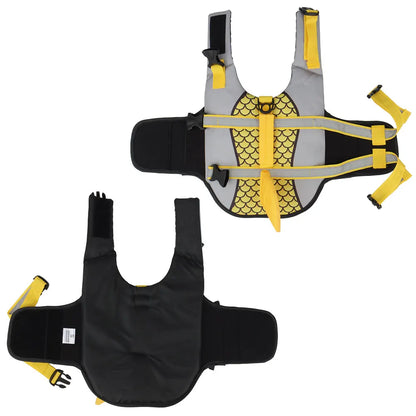 Swim Pet Dog Life Jacket Vest Clothes Life Vest Collar Harness Pets Swimming Summer Swimwear Scales Shark Pet Products