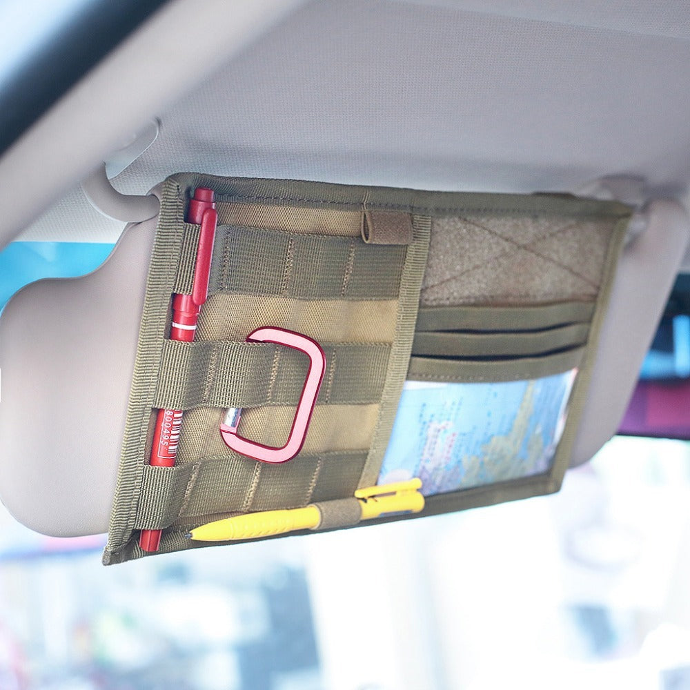 Car Sunshade Tactical Storage Bag Visor Panel Holder Car Auto Accessories 4cf902cd fdcb 4c41 ad5d a8ff556febaa