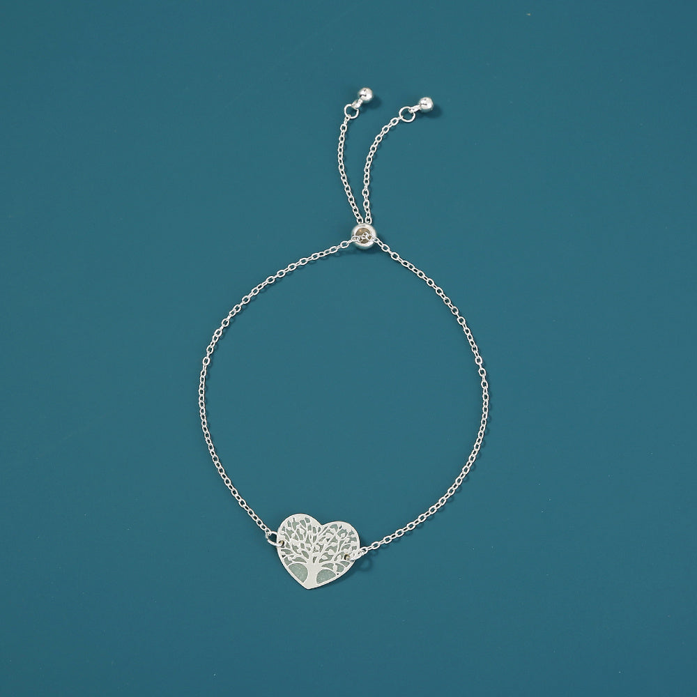 Silver copper heart tree of life dripping oil luminous bracelet 4cff74fe 1dd9 460d 8ee1 0aef433f0ce8