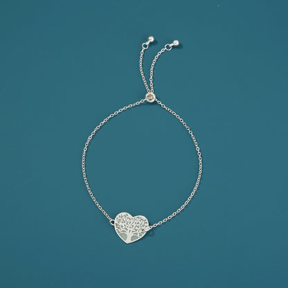 Silver copper heart tree of life dripping oil luminous bracelet 4cff74fe 1dd9 460d 8ee1 0aef433f0ce8
