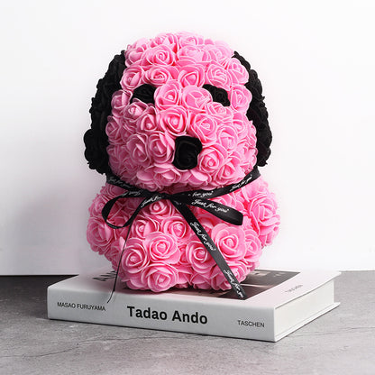 Creative Style Rose Dog Doll Christmas Gift Decoration 4d0268f0 c545 4719 a017 7625c8f037f7