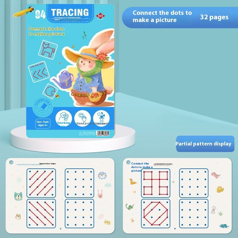 Children's Pen Control Training Copybook Stroke Drawing Point Line Picture Book Potential Development Cards 4d0d5ffb 14a1 48c