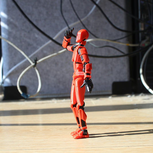 3D Printing More Than Movable Joint Doll Lucky 13 Full Body Movable Robot - HD Wireless Product #1
