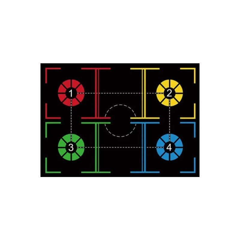 Basketball Training Mat Indoor Step Positioning Step Point Control Ball Step Mat Indoor Ball Control Training Dribbling Drill