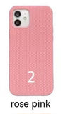 Liquid Silicone Woven Pattern Phone Case - 图片 12