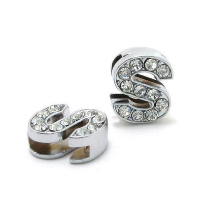 DIY Letter Bracelet 10mm Rhinestone Letter Beads 4d6314a2 6c3b 41dc b2ab 46efe4bc11ce