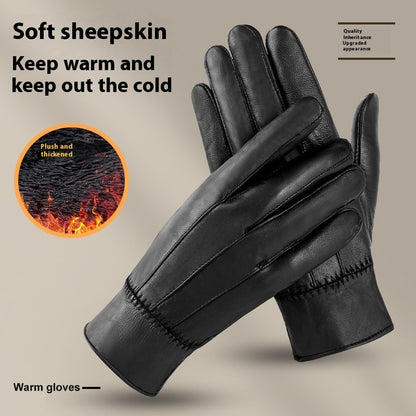 Genuine Leather Gloves For Men Women Fleece Lined Padded Warm Keeping Sheepskin Gloves 4d6af749 767b 4032 bdd5 5b50c78d0cf8