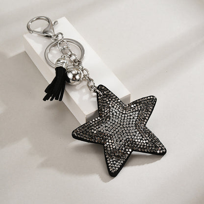 Pentagram Tassel Keychain Pendant European And American Style 4d98a26f 764f 4efb 83c0 9283bb7b2abf