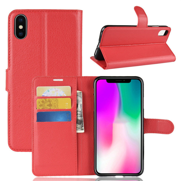 Litchi Pattern Leather Case For  Case 4dd946ef 6a22 4737 82e8 5b8d9a1f698d