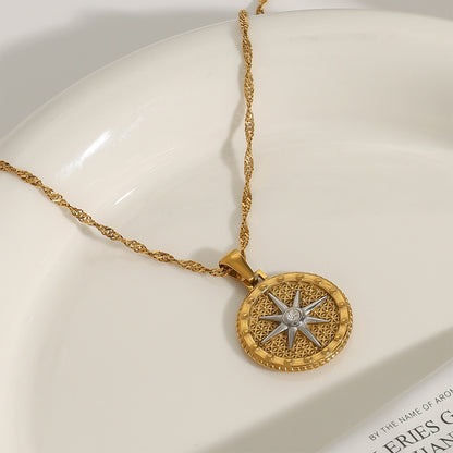 Parker Gold Star Pendant Necklace