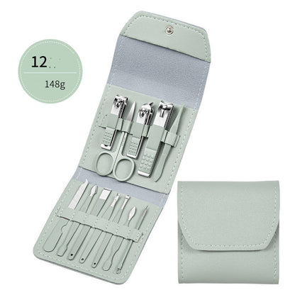 Professional Scissors Nail Clippers Set Ear Spoon Dead Skin Pliers Nail Cutting Pliers Pedicure Knife Nail Groove Trimmers 4d