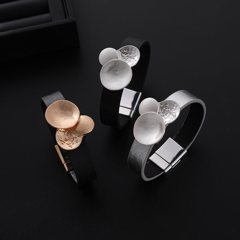 Original Geometric Brushed Metal Ornament Advanced Simple Bracelet 4e006c12 4f1f 4929 a8b7 602f6d848126