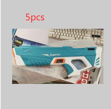 Summer Full Automatic Electric Water Gun Toy Induction Water Absorbing High-Tech Burst Water Gun Beach Outdoor Water Fight To