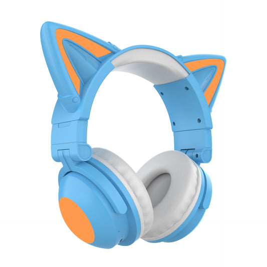 Head-mounted Bluetooth Headset Luminous Cat Ear Petal Angle 4e0e2959 0601 4492 9378 fc3b9ac2c59b