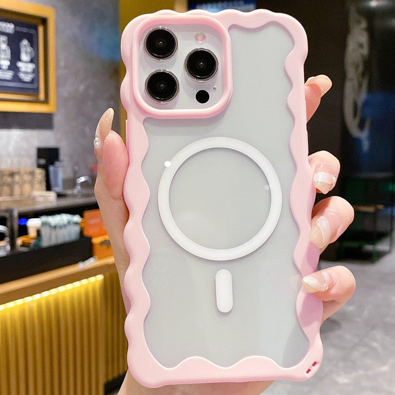 Transparent Magnetic Niche Phone Case - 图片 11