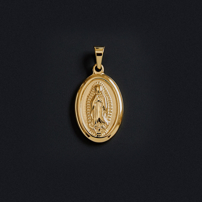 Portrait Coin Cross Peach Heart Angel Retro Pendant 4e2d0c34 a0f2 464a a292 fe175b59c351