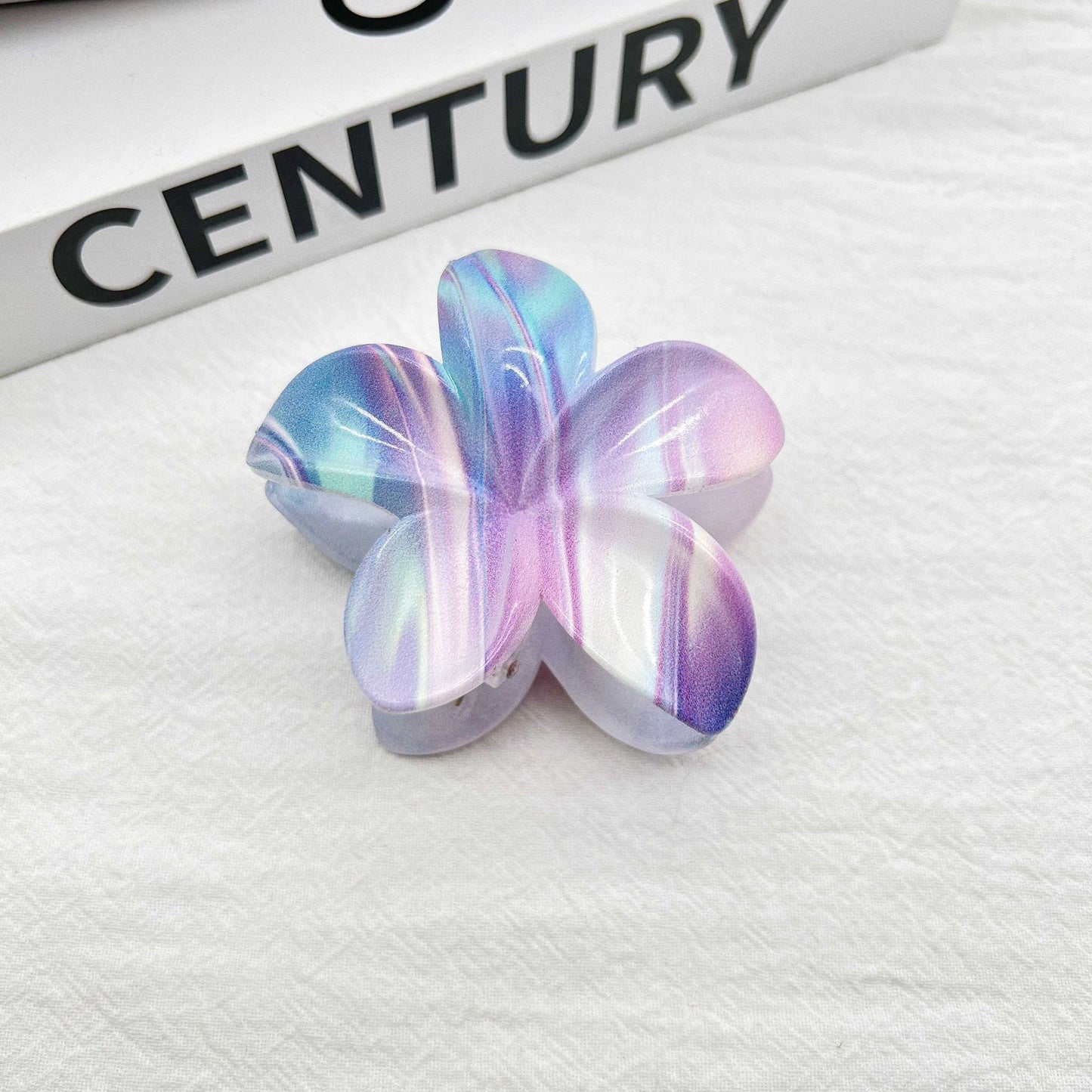 Color Blooming Plumeria Rubra Grip Dopamine Girl Back Head Hair Clip 4e2ecad6 bf9c 402a 873f 685299bd2a01