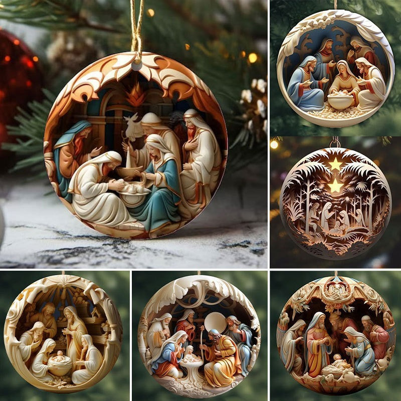 Creative Christmas Acrylic Car Decoration Pendant 4e32988b 2a57 42c0 a620 22db636eaa47