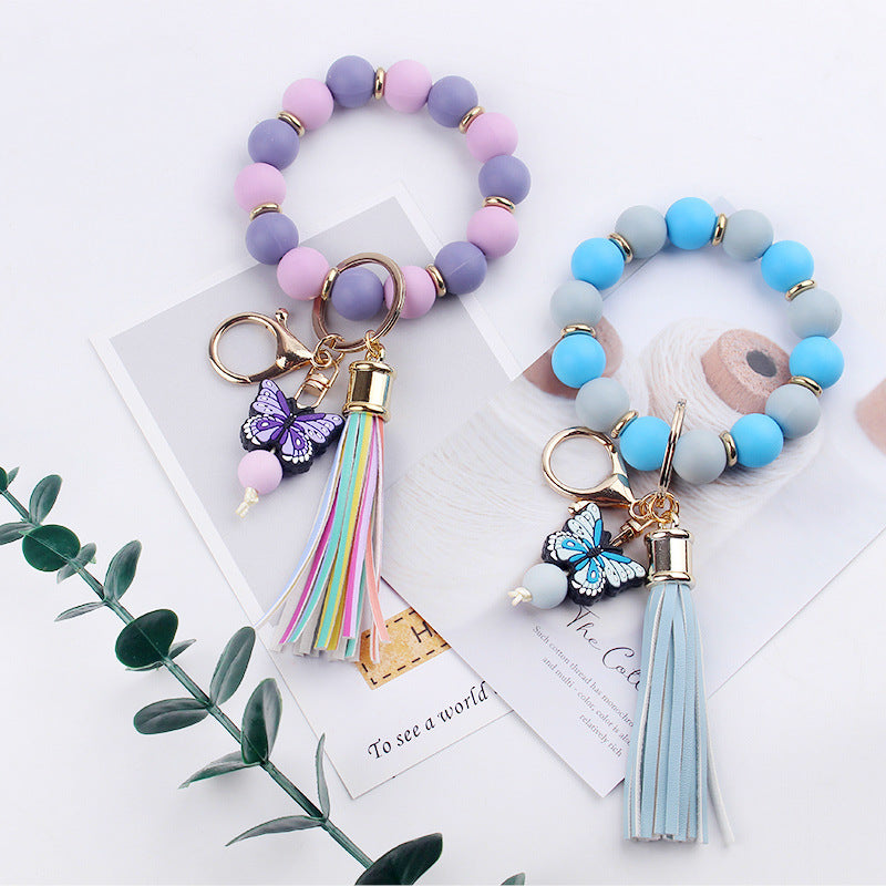Creative DIY Beaded Cartoon Butterfly Wrist Keychain 4e35ec68 5bfa 475d a76a a32265798a5d