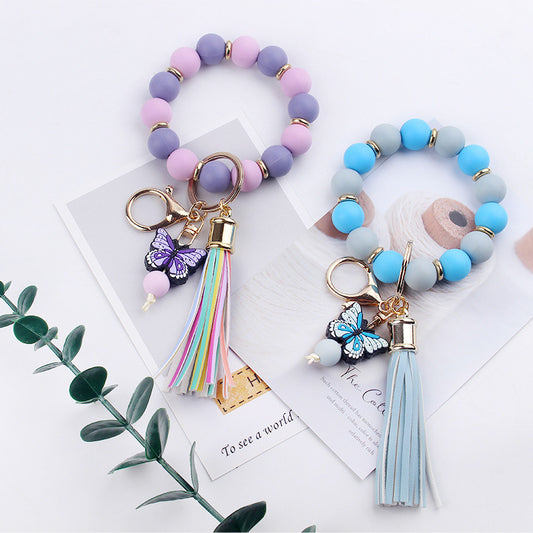 Creative DIY Beaded Cartoon Butterfly Wrist Keychain 4e35ec68 5bfa 475d a76a a32265798a5d