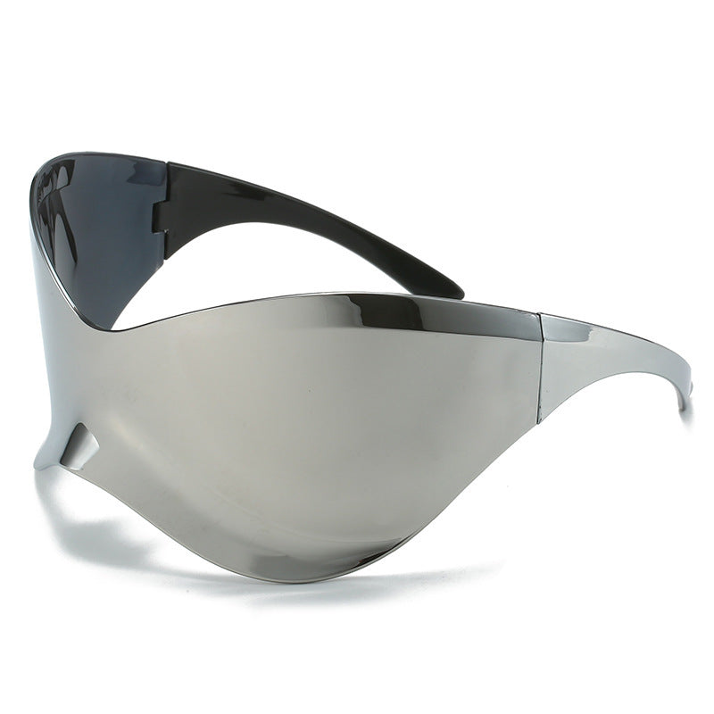 Large Rim Sunglasses Women's Fashion Y2g Millennium Rimless Riding Sunglasses Men's Cross-border Amazon Hot 4e38dd32 0dfa 4f8