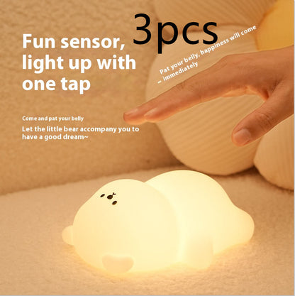 USB Rechargeable LED Colorful Timing Atmosphere Silicone Light 4e645526 c347 4e5e b875 8a8170c2764e