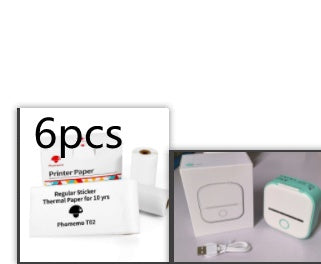 Portable Mini Thermal Label Printer Home Photo Printer Student Wrong Question Printer Bluetooth-compatible Mini Label Printer Price Tag - 图片 51