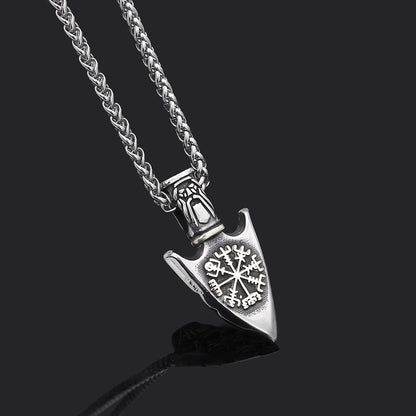 Hip Hop Necklace Stainless Steel Shield Pendant For Men 4e73f311 5655 4748 9415 87233b7a25b9