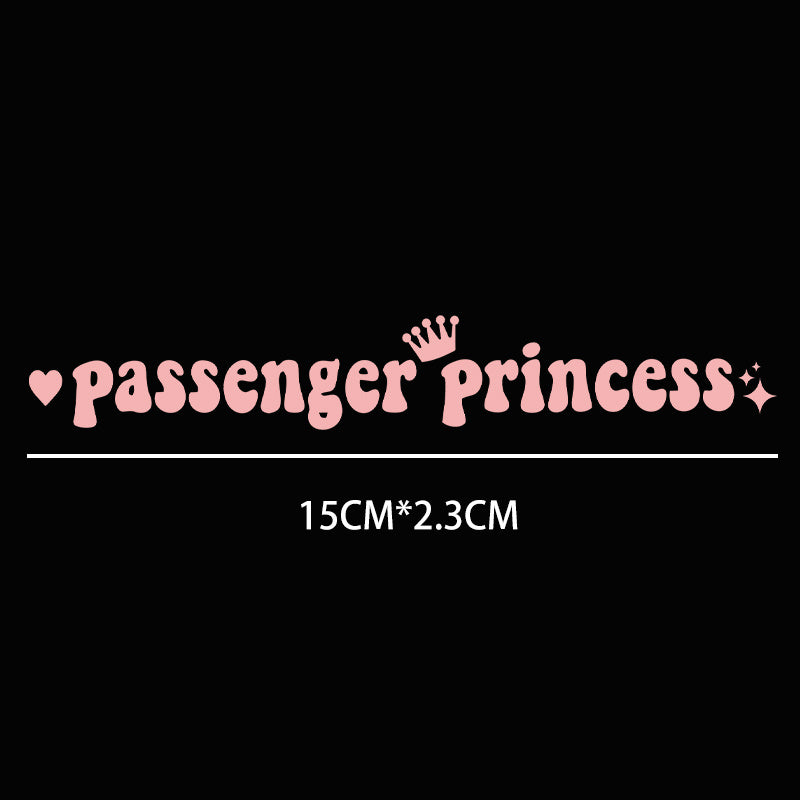 Passenger Princess Automobile Sticker Interesting Creative Suitable For Car Rearview Mirror 4e7844b2 d790 401f 8728 087e279c9